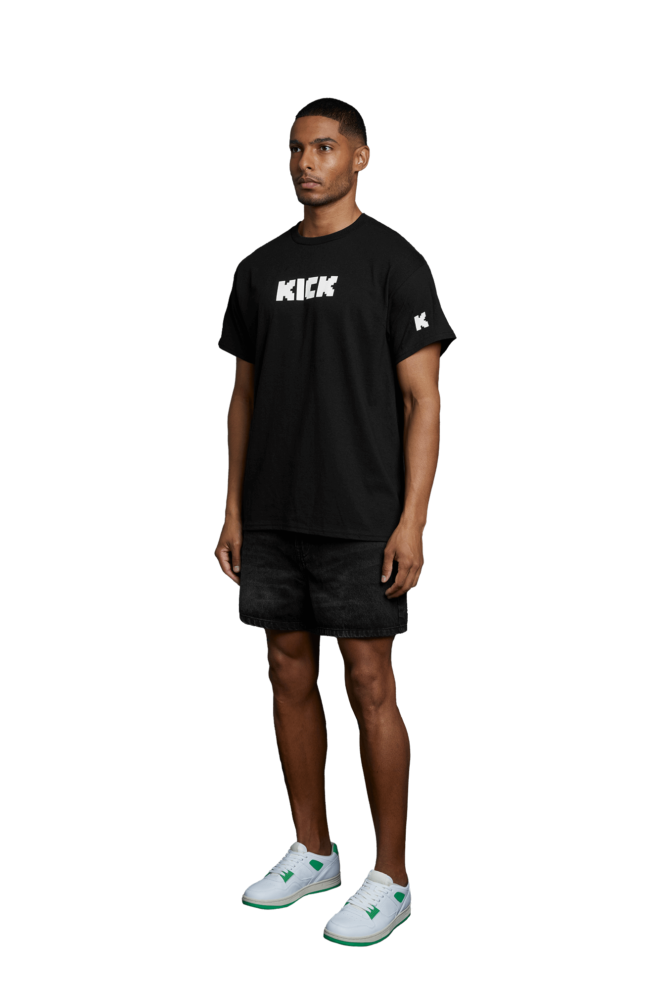 KICK_Black_White_T-Shirt