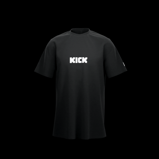 KICK_Black_White_T-Shirt