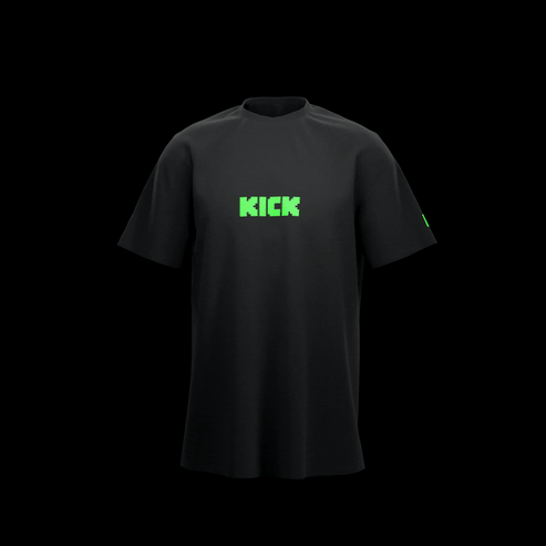 Kick Logo Color Code KICK_Black_Green_T-Shirt – Kick Shop